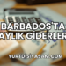Barbados'ta Aylık Giderler