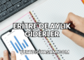 Eritre'de Aylık Giderler