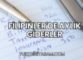 Filipinler'de Aylık Giderler