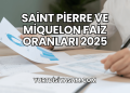 Saint Pierre ve Miquelon Faiz Oranları 2025