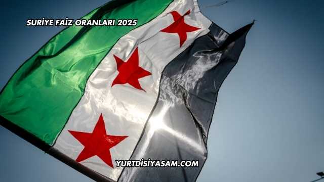 Suriye Faiz Oranları 2025