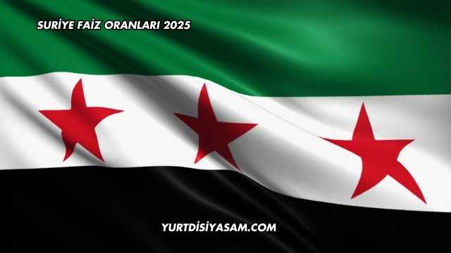 Suriye Faiz Oranları 2025