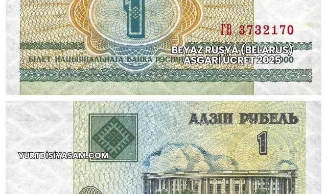 Beyaz Rusya (Belarus) Asgari Ücret 2025