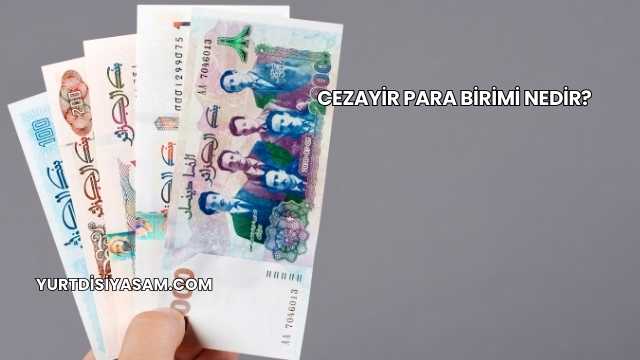 Cezayir Para Birimi Nedir?