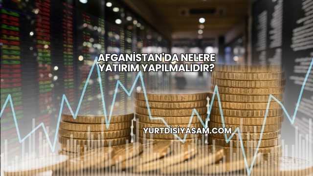 Afganistan'da Nelere Yatırım Yapılmalıdır?