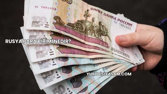 Rusya Para Birimi Nedir?